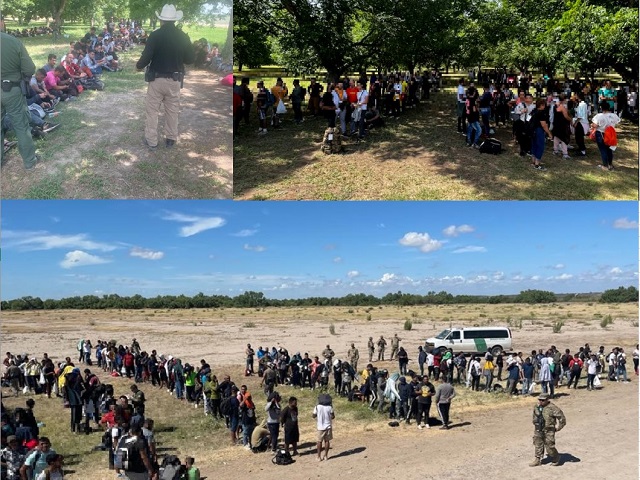 Large Migrant Groups Overwhelm Two Busiest Border Sectors in Texas - Vimarsana News