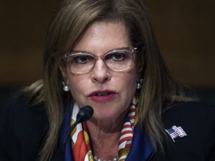Leora Rosenberg Levy, nominee to be ambassador to Chile, testifies during her Senate Foreign Relations Committee confirmation hearing in Dirksen Building on Thursday, July 23, 2020. (Tom Williams/CQ-Roll Call, Inc via Getty Images)