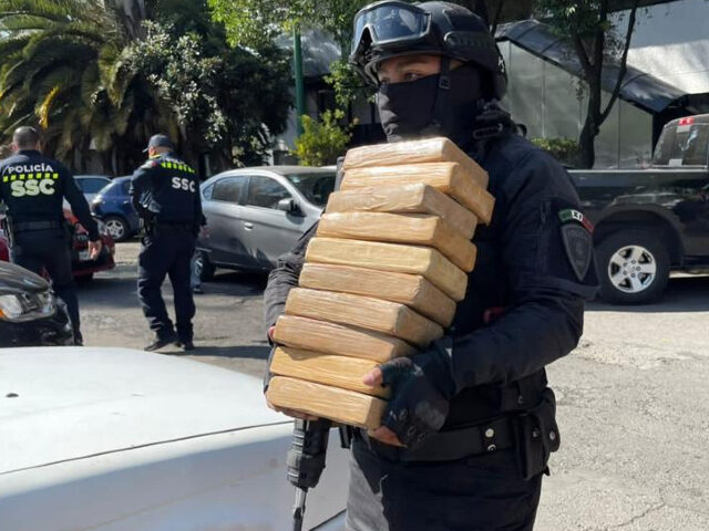 Mexico City Cops Drug Bust
