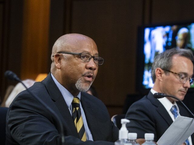 Philip Smith, founder and president of the National African American Gun Association, testifies during a Senate Judiciary Committee hearing in Washington, D.C., US, on Wednesday, July 20, 2022. Democrats are pushing to limit access to assault weapons on two fronts today amid unrelenting mass shootings, which party leaders say now …