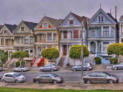 San Francisco Painted Ladies (Scott Gustin / Flickr / CC / Cropped)