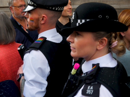 Metropolitan Police officers at the London Pride Parade, July 2nd, 2022. Kurt Zindulka, Br