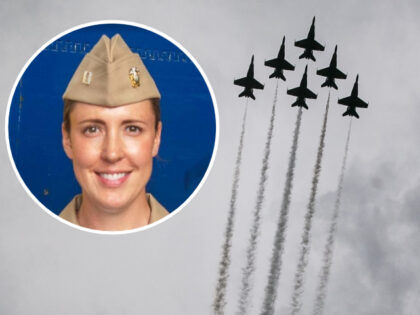 Fighter jets of the U.S. Navy Blue Angels demonstration squadron fly during the Fourth of July Celebration 'Salute to America' event in Washington, D.C., U.S., on Thursday, July 4, 2019. The White House said Trump's message won't be political -- Trump is calling the speech a "Salute to America" -- …