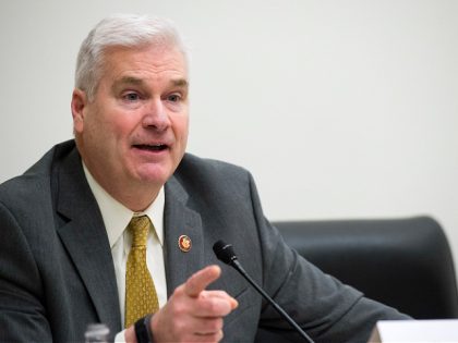 WASHINGTON, DC - FEBRUARY 06: Rep. Tom Emmer (R-MN) speaks during the 2019 Congressional Hockey Caucus Briefing during NHL Hockey Day On The Hill at Rayburn House Office Building on February 6, 2019 in Washington, DC. (Photo by Patrick McDermott/NHLI via Getty Images)