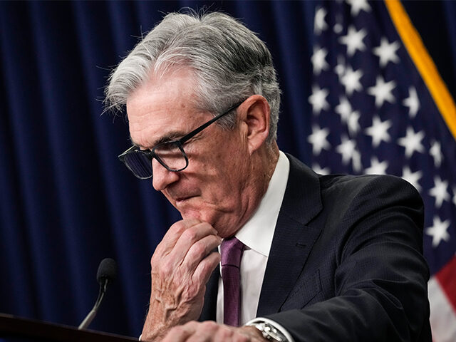 WASHINGTON, DC - JULY 27: U.S. Federal Reserve Board Chairman Jerome Powell speaks during a news conference following a meeting of the Federal Open Market Committee (FOMC) at the headquarters of the Federal Reserve, July 27, 2022 in Washington, DC. Powell announced that the Federal Reserve is raising interest rates …