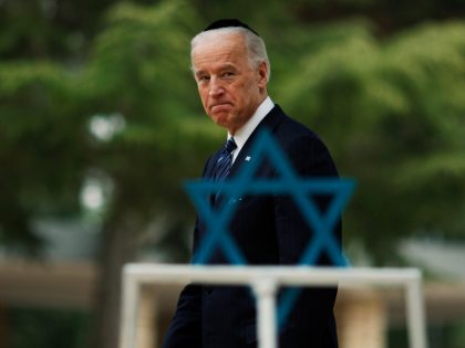 JERUSALEM, ISRAEL - MARCH 09: U.S. Vice President Joe Biden walks in the cemetery on Mt. Herzel March 9, 2010 in Jerusalem. This is the second day of Biden's five-day trip to the region. (Photo by Ariel Schalit-Pool/Getty Images)