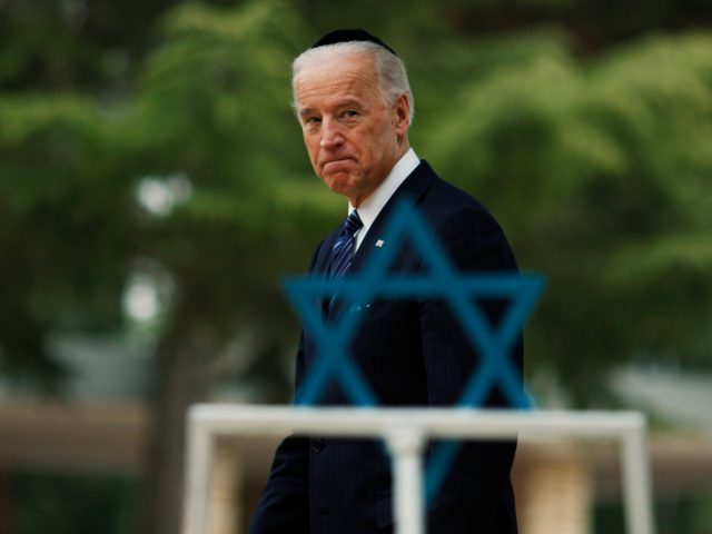 JERUSALEM, ISRAEL - MARCH 09: U.S. Vice President Joe Biden walks in the cemetery on Mt. H
