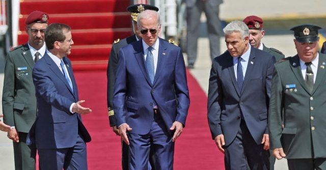 In Israel, Joe Biden Hails Dormant Two-State Solution as ‘Best Way’ to Peace