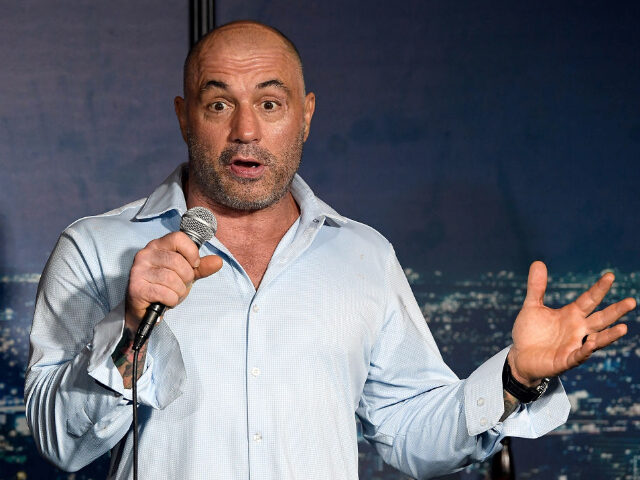 PASADENA, CA - APRIL 17: Comedian Joe Rogan performs during his appearance at The Ice House Comedy Club on April 17, 2019 in Pasadena, California. (Photo by Michael S. Schwartz/Getty Images)
