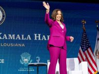 Kamala Harris Event Stage Features Embarrassing Spelling Error