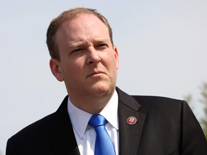 Rep. Lee Zeldin (R-NY) attends a press conference on May 20, 2021, in Washington, DC. (Kevin Dietsch/Getty Images)