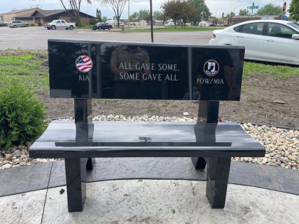 A teenager has completed a major project for his community in Olivia, Minnesota, to honor the nation's veterans.