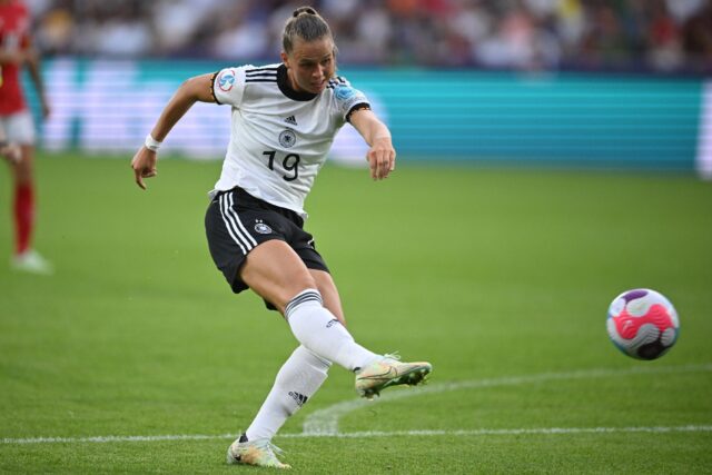 Germany's striker Klara Buhl will miss Wednesday's Euro 2022 semi-final against France due