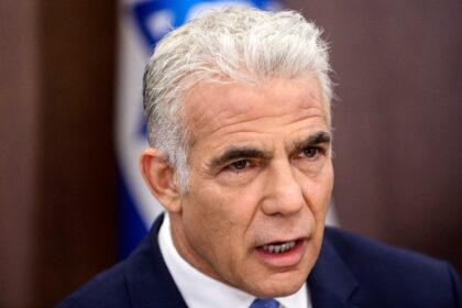 Israeli Prime Minister Yair Lapid sai din a letter to UN Secretar-General Antonio Guterres that 'these anti-Semitic remarks are a stain on the entire United Nations'