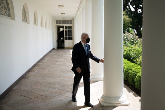 US President Joe Biden emerged from five days of isolation after recovering from Covid-19