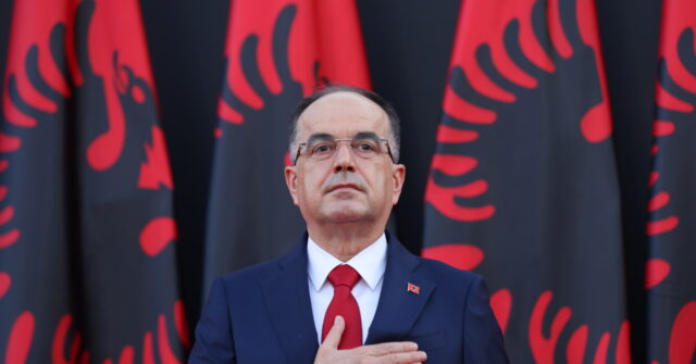 Albania S Newly Sworn In President Urges Political Unity Breitbart   Albania President Newly Appointed Albanian President Bajram Begaj Stands An Inauguration Ceremony 640x335 