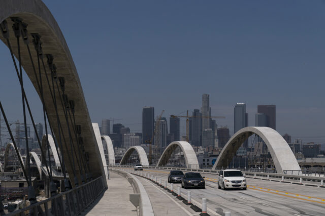 APTOPIX New LA Bridge Shutdowns The Associated Press