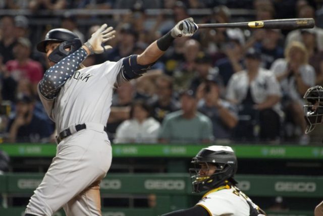 Yankees hit 6 homers, crush Pirates 16-0