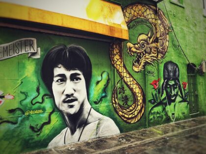 Kung fu mural in Chinatown (Shelby L. Bell / Flickr / CC)