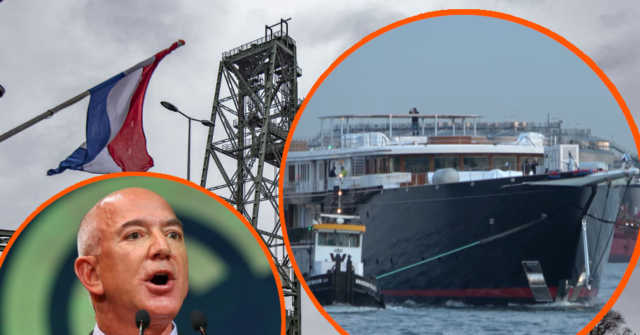 Jeff Bezos' Megayacht Forced to Flee in Middle of Night to Escape Egging