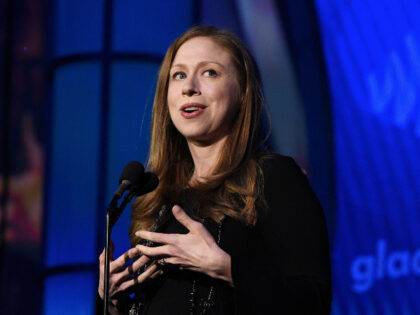 NEW YORK, NEW YORK - MAY 04: Chelsea Clinton speaks onstage during the 30th Annual GLAAD Media Awards New York at New York Hilton Midtown on May 04, 2019 in New York City. (Photo by Bryan Bedder/Getty Images for GLAAD)
