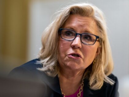 Rep. Liz Cheney (R-WY) speaks before the Committee on Rules on Capitol Hill on Tuesday, Dec. 14, 2021 in Washington, DC. (Kent Nishimura / Los Angeles Times via Getty Images)