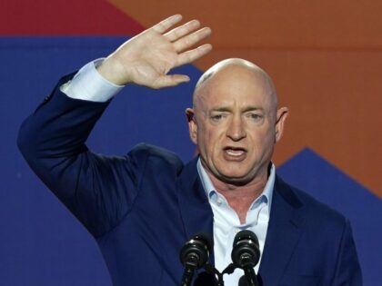 Mark Kelly Conspicuously Avoids Topic of Gun Control on Campaign Trail