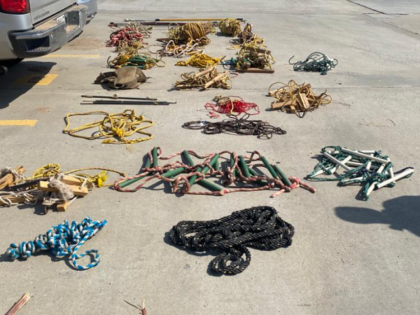 Weapons, Ladders Seized from Human Smugglers in California Border Mountains