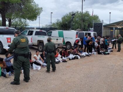Tucson Station agents apprehended a group of 71 unaccompanied alien children and ten other children with seven adults. (U.S. Border Patrol/Tucson Sector)