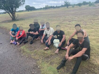 Eagle Pass Station agents arrest a group of migrants who fled to Texas after allegedly assaulting an immigration official in Mexico. (U.S. Border Patrol/Del Rio Sector)