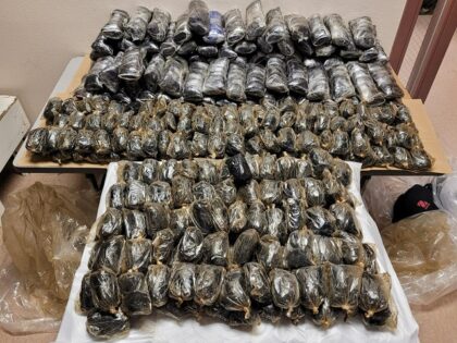 Ajo Station Border Patrol agents seized 187 pounds of fentanyl pills. (U.S. Border Patrol/Tucson Sector)