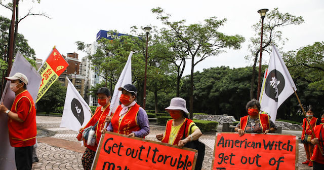 Communists Put on Feeble Taipei Protest Against Nanci Pelosi