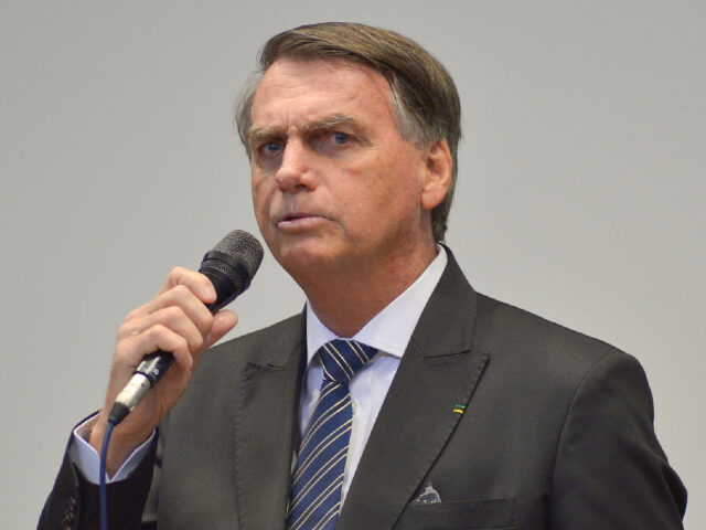 BRASILIA, BRAZIL - August 03: Brazil's President Jair Bolsonaro speaks during an evangelic