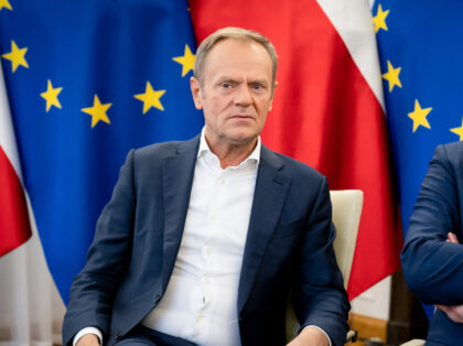 Donald Tusk, Szymon Holownia in Warsaw, Poland on June 3, 2022 (Photo by Mateusz Wlodarczy