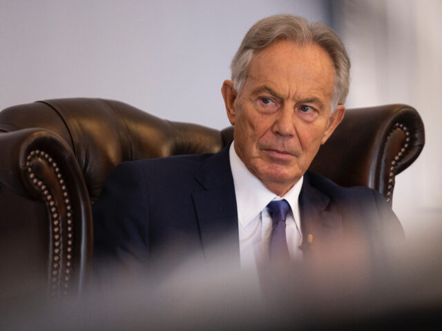 LONDON, ENGLAND - SEPTEMBER 06: Former British Prime Minister Tony Blair speaks at the Roy