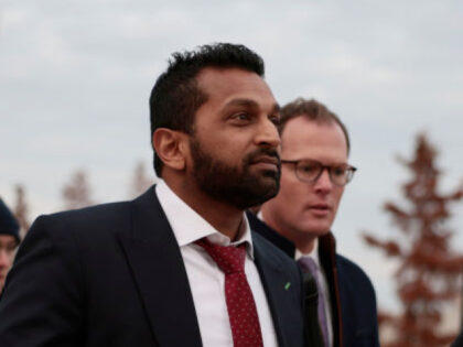 WASHINGTON, DC - DECEMBER 09: Kash Patel, a former chief of staff to then-acting Secretary of Defense Christopher Miller, is followed by reporters as he departs from a deposition meeting on Capitol Hill with the House select committee investigating the January 6th attack, on December 09, 2021 in Washington, DC. …
