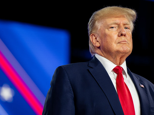 DALLAS, TEXAS - AUGUST 06: Former U.S. President Donald Trump prepares to speak at the Conservative Political Action Conference CPAC held at the Hilton Anatole on August 06, 2022 in Dallas, Texas. CPAC began in 1974, and is a conference that brings together and hosts conservative organizations, activists, and world …