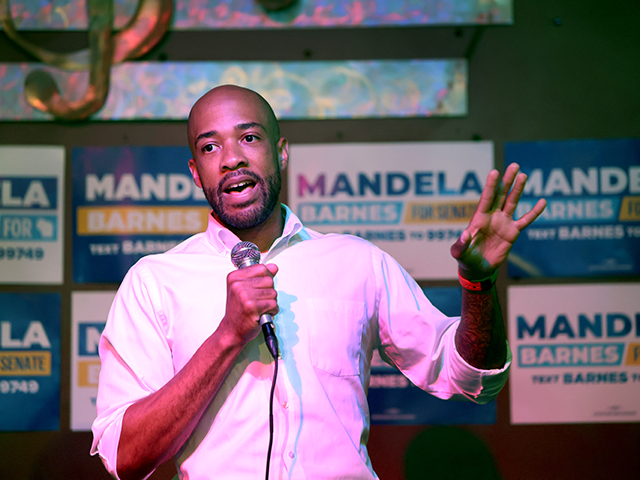 Wisconsin Lieutenant Governor Mandela Barnes who is running to become the Democratic nomin