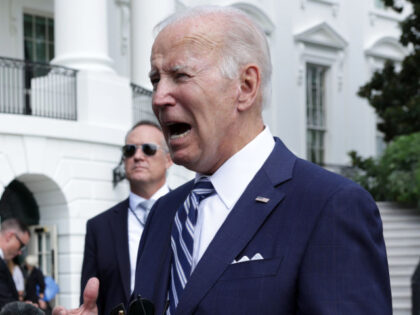 WASHINGTON, DC - AUGUST 26: U.S. President Joe Biden speaks to members of the press prior