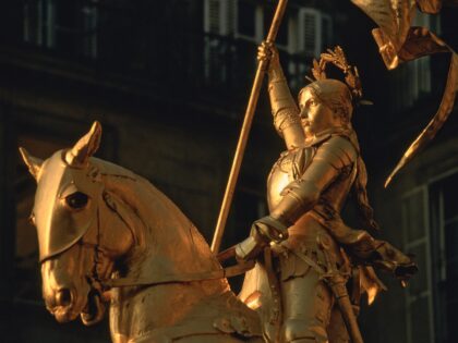 Statue of Joan of Arc at the Place Des Pyramides (Photo by Thierry PRAT/Sygma via Getty Images)