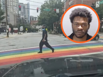 Jonah Sampson, a 30 year old black man accused of spray painting swastikas on Atlanta’s gay pride rainbow crosswalk, was arrested by Atlanta police after a five hour standoff with a SWAT team.