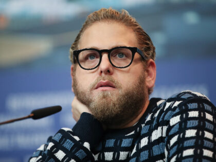 10 February 2019, Berlin: 69th Berlinale: Jonah Hill, director, at the press conference of the film "MID90s". The film from the USA starts in Panorama. Photo: Christoph Soeder/dpa (Photo by Christoph Soeder/picture alliance via Getty Images)