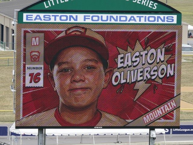 A picture of Mountain Region Champion Little League team member Easton Oliverson, from San