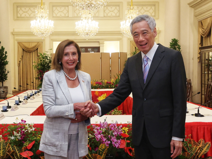 Meeting between Prime Minister Lee Hsien Loong and US Congressional delegation led by Speaker of the US House of Representatives Nancy Pelosi on 1 August 2022. (Ministry of Communications and Information, Singapore)