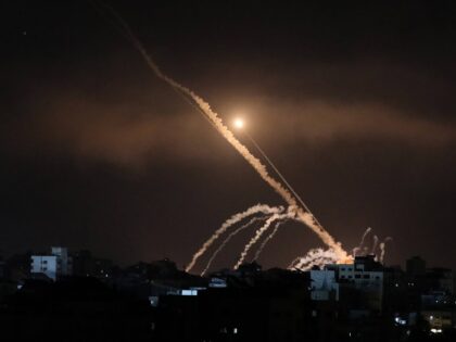 Palestinian rockets (Mustafa Hassona / Anadolu Agency via Getty)