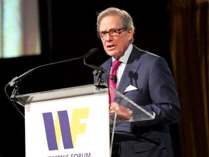 NEW YORK, NEW YORK - NOVEMBER 07: Peter T. Grauer speaks onstage at Women's Forum Of New York Breakfast Of Corporate Champions on November 07, 2019 in New York City. (Photo by Monica Schipper/Getty Images for Women's Forum of New York)