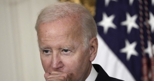 Joe Biden Removes Mask and Coughs into Hand After Close Contact with COVID