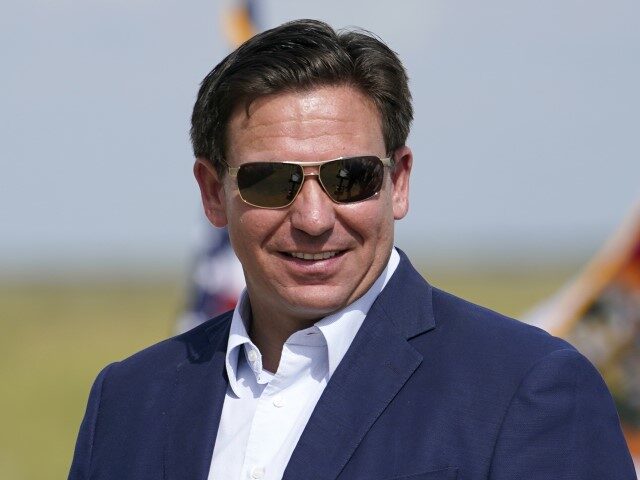 Florida Gov. Ron DeSantis attends a media event regarding the 2022 Florida Python Challeng