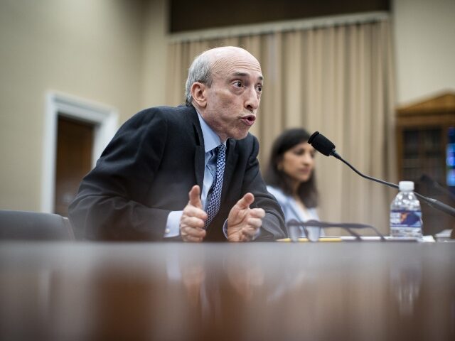 Gary Gensler, chairman of the U.S. Securities and Exchange Commission (SEC), speaks during a House Appropriation Subcommittee hearing in Washington, D.C., US, on Wednesday, May 18, 2022. The hearing is titled "Fiscal Year 2023 Budget Request for the Federal Trade Commission and the Securities and Exchange Commission." Photographer: Al Drago/Bloomberg