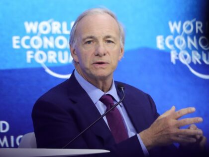 Co-Chairman and Co-Chief Investment Officer of Bridgewater Associates Ray Dalio attends a session during the World Economic Forum WEF 2022 Annual Meeting in Davos, Switzerland, May 25, 2022. The WEF Annual Meeting 2022 is held here from May 22 to 26. (Zheng Huansong/Xinhua via Getty Images)